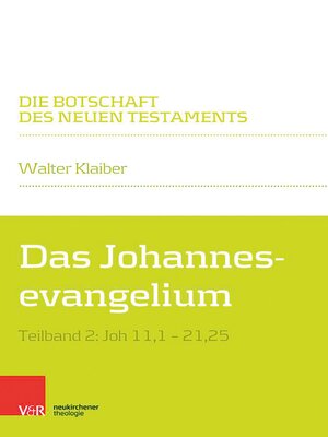 cover image of Das Johannesevangelium